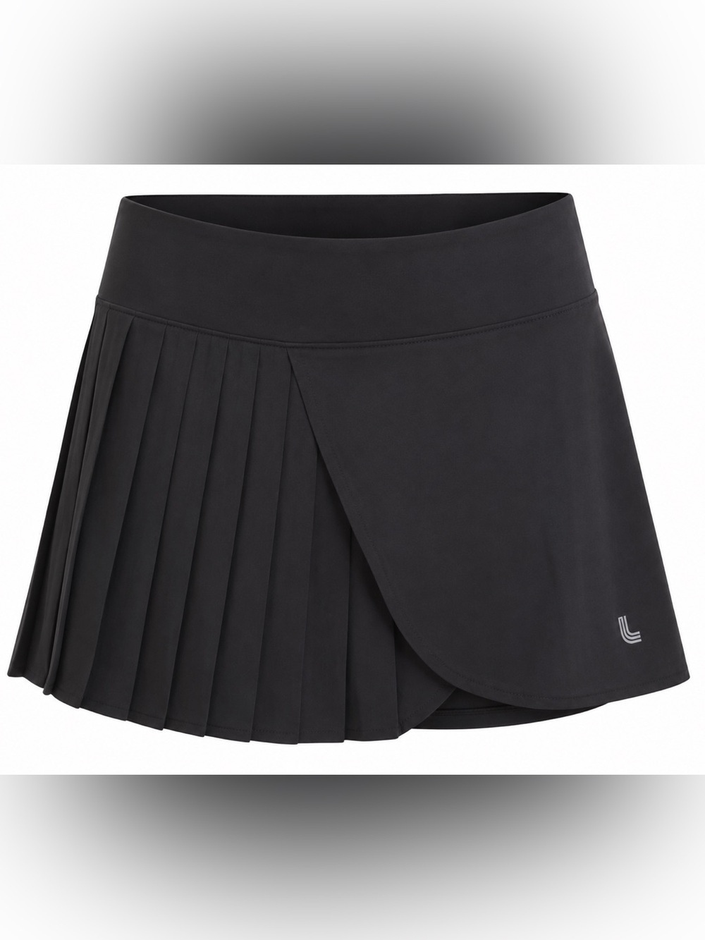 Lole Black Pleated Tennis Golf Skort Skirt Large